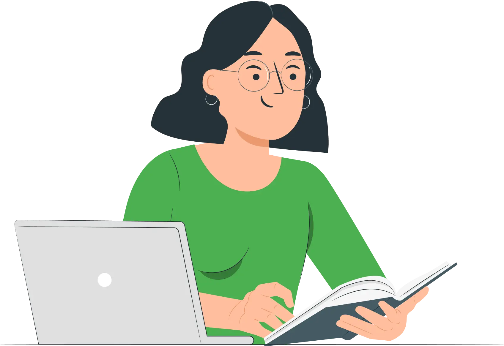 Student studying for CAPM certification